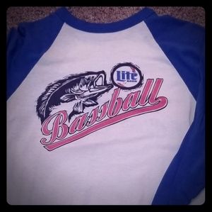 VTG Miller Lite baseball shirt